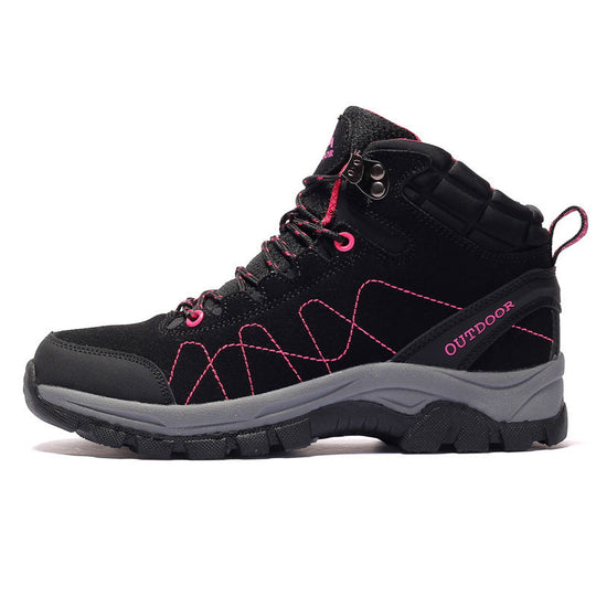 Damen robuste Wanderschuhe mit wasserdichtem Obermaterial und rutschfester Sohle
