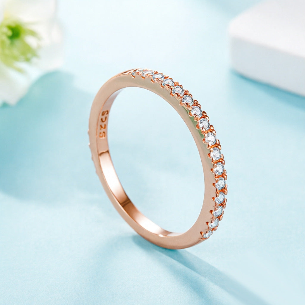 Damen Ring mit funkelndem Zirkonia-Pavé-Besatz Shop Nory