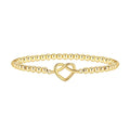 Damen Armband mit zeitloser Herz- und Perlenstruktur Shop Nory