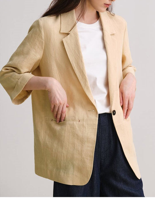 Damen Bequeme und elegante Leinenhose Shop Nory