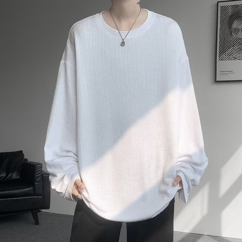 Unisex Oversized Strickoberteil mit Rippenstruktur Shop Nory