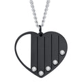 Damen Halskette mit stilvollem Herzanhänger und funkelnden Zirkonia Shop Nory