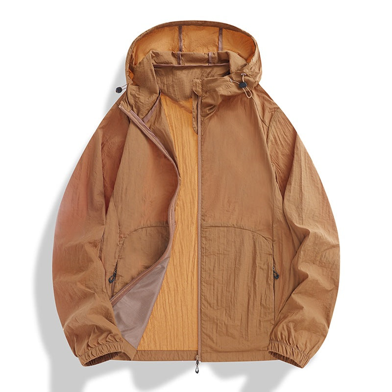 Herren Leichte Outdoorjacke mit verstellbarer Kapuze Shop Nory