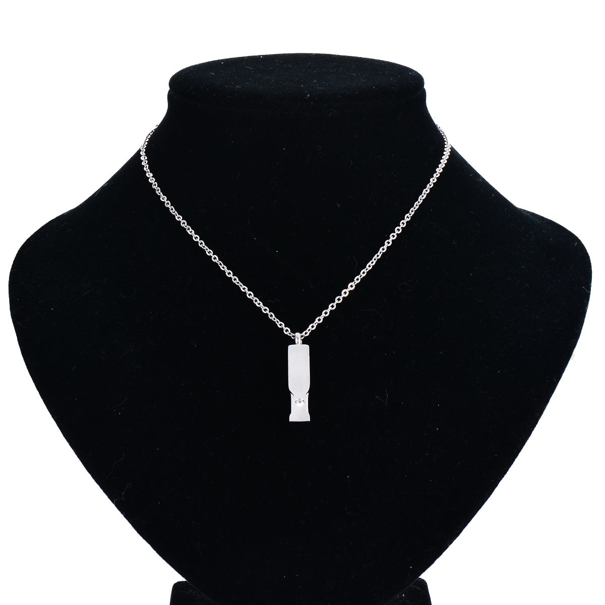Damen eleganter Medaillon-Anhänger mit funkelndem Kristall und zeitloser Kette Shop Nory