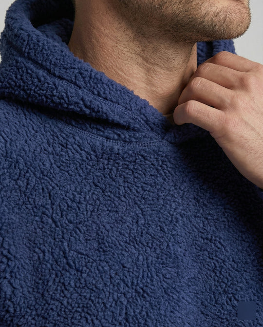 Teddy Pullover Herren weich mit praktischen Taschen