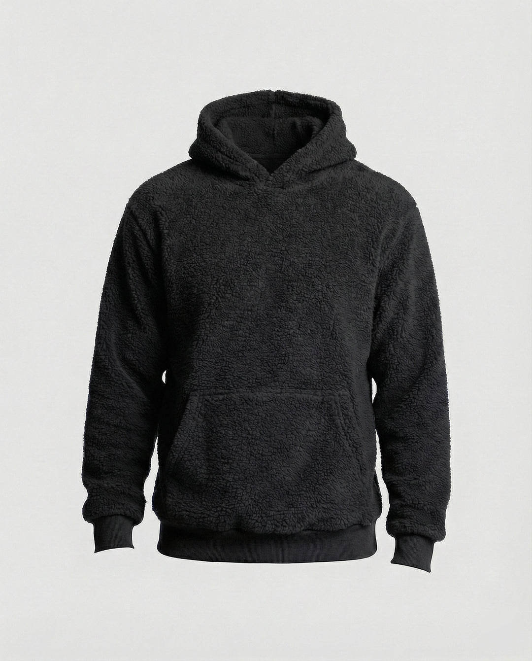 Teddy Pullover Herren weich mit praktischen Taschen