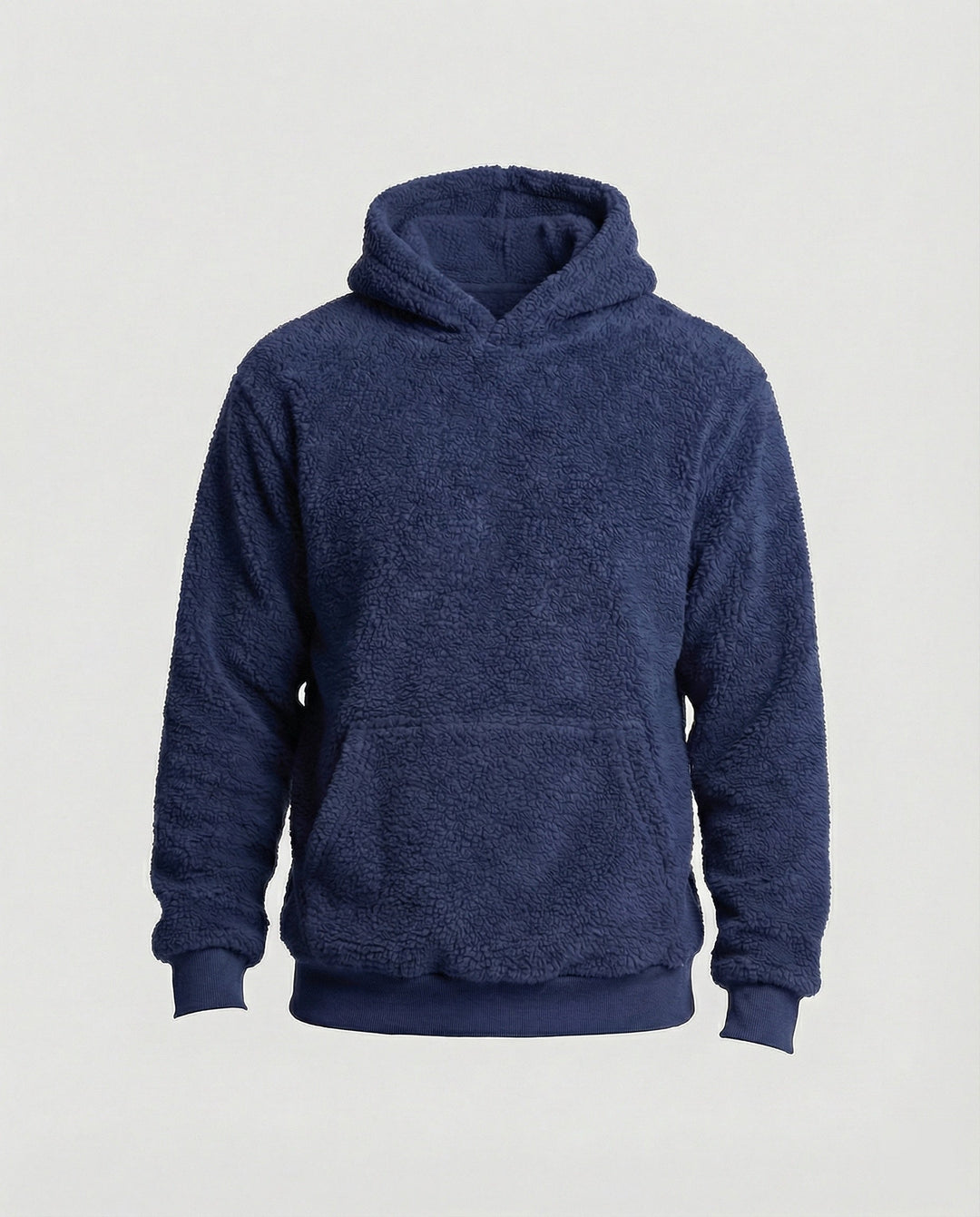 Teddy Pullover Herren weich mit praktischen Taschen
