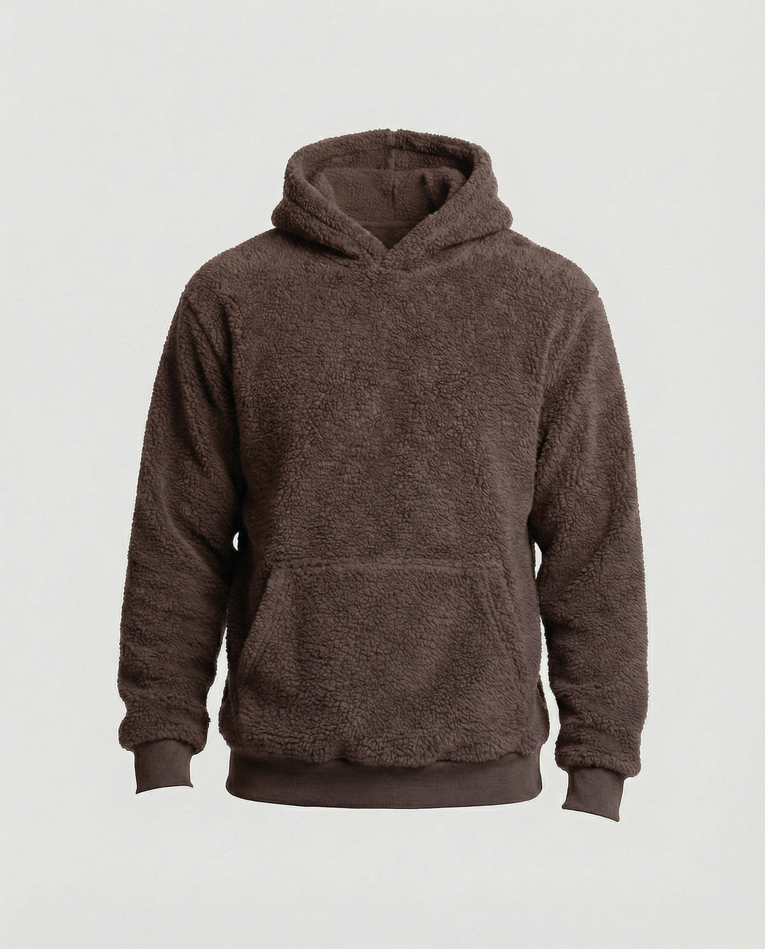 Teddy Pullover Herren weich mit praktischen Taschen