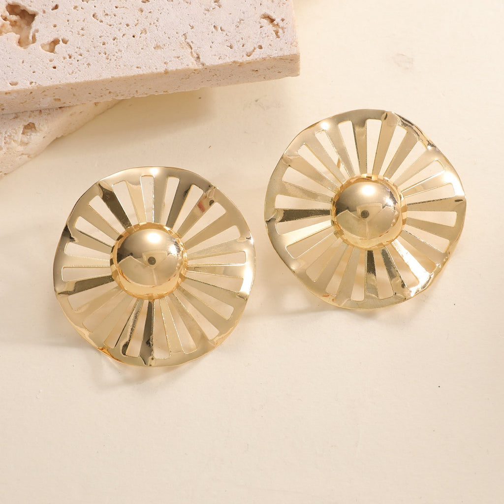 Damen modische Statement-Ohrstecker mit luxuriösem, geometrischem Design Shop Nory