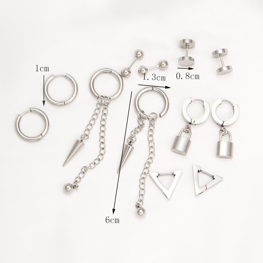 Damen Ohrschmuck Set mit modernen geometrischen und edgy Designs Shop Nory