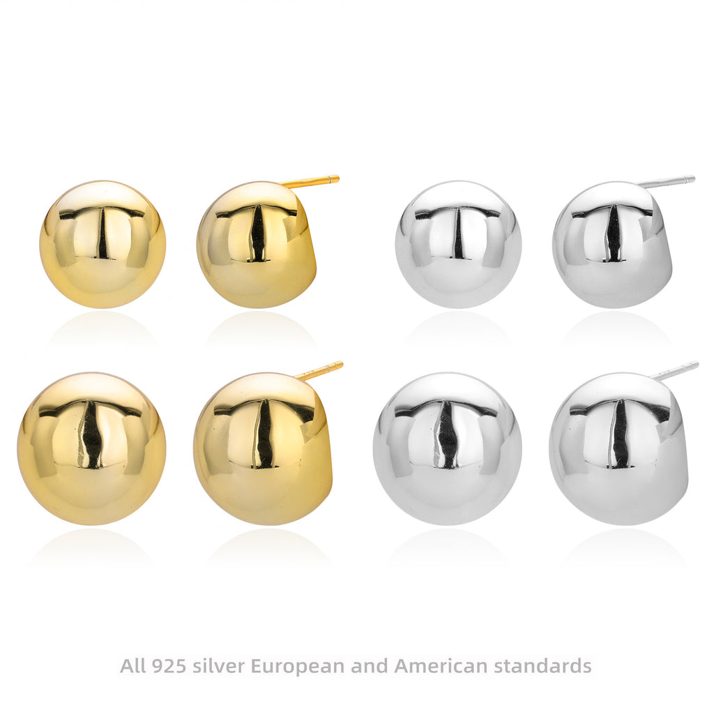 Damen Ohrstecker mit hochwertiger Goldbeschichtung und modernem Design Shop Nory