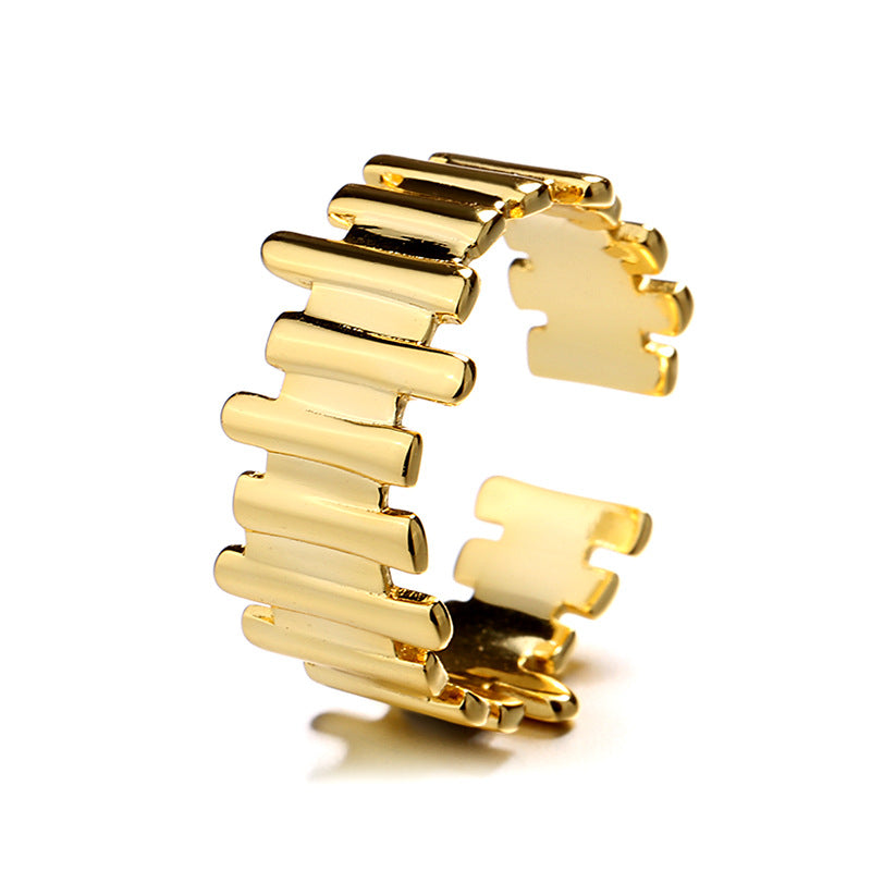 Damen Offener Ring mit modernem, geometrischem Design Shop Nory