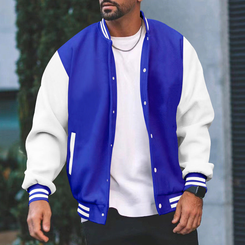 Herren Sportliche Collegejacke
