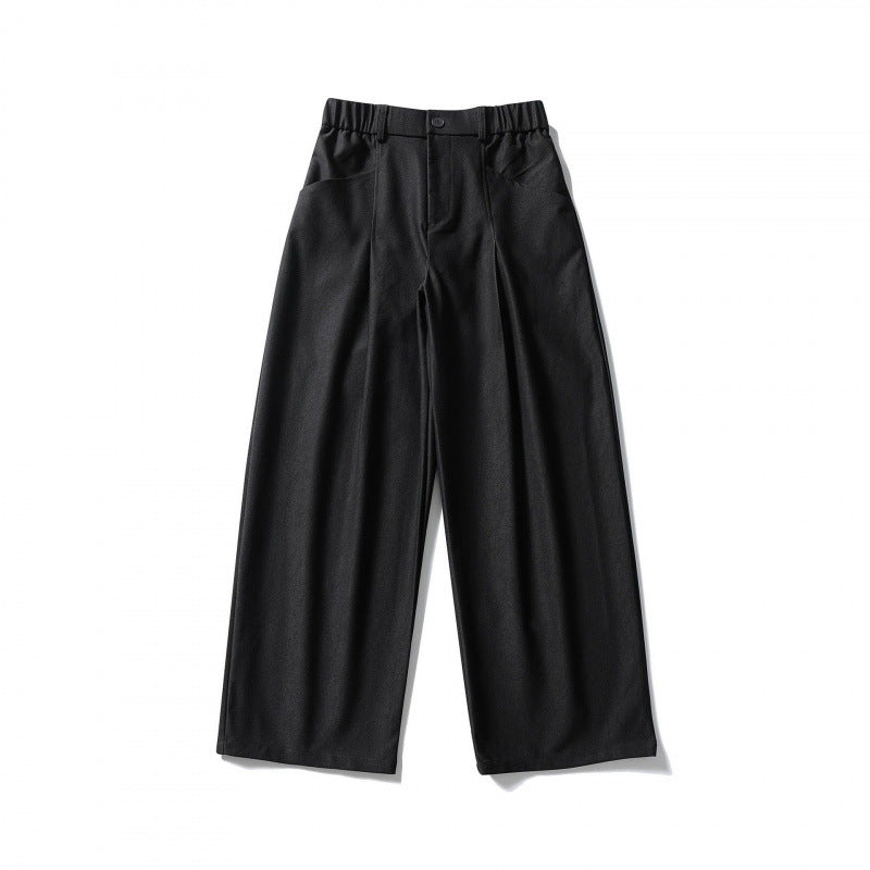 Damen Hochtaillierte Culotte‑Hose mit elastischem Rückenteil, soften Twill und dekorativen Vorderfalten Shop Nory