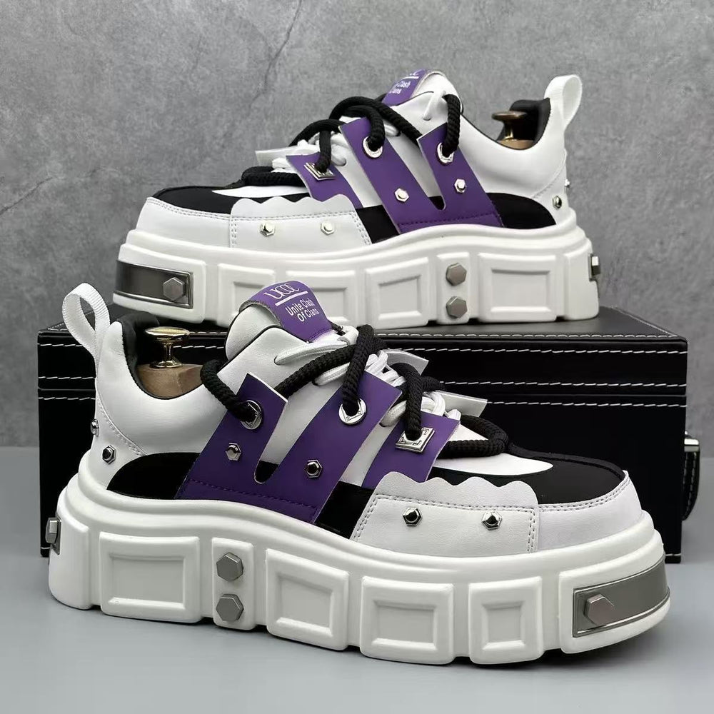 Damen Chunky Sneakers mit auffälligem Design und strapazierfähigem Obermaterial