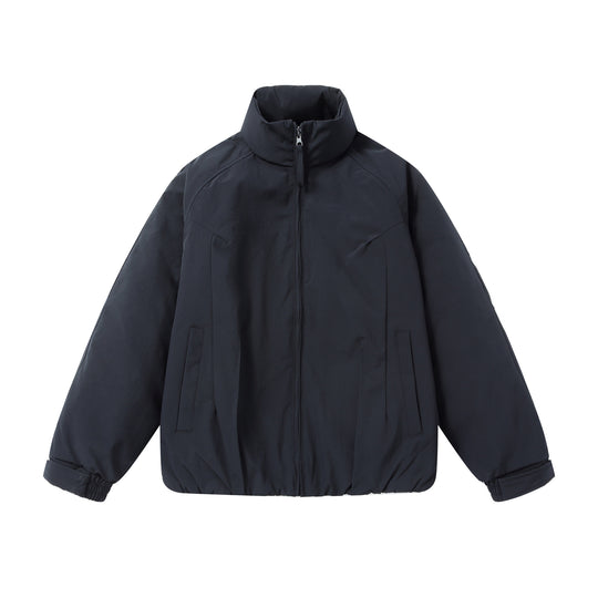 Herren Kurz‑Pufferjacke mit schützendem Stehkragen, verdecktem Reißverschluss und elastischem Saum Shop Nory