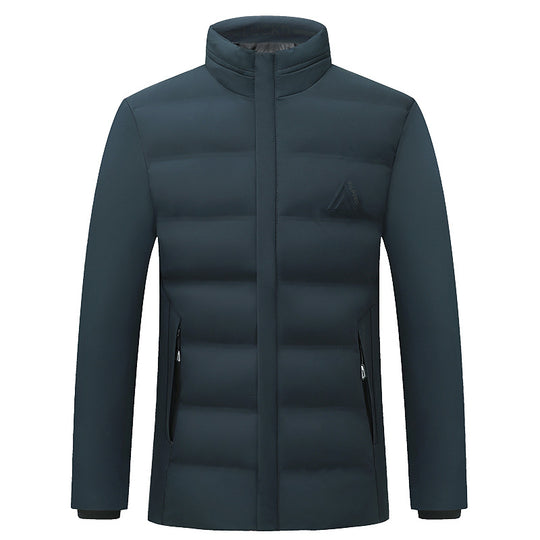 Herren Wattierte City-Jacke mit Stehkragen, wasserabweisender Oberfläche und verdecktem Reißverschluss Shop Nory