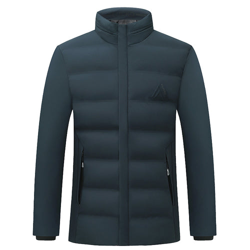 Herren Wattierte City-Jacke mit Stehkragen, wasserabweisender Oberfläche und verdecktem Reißverschluss Shop Nory