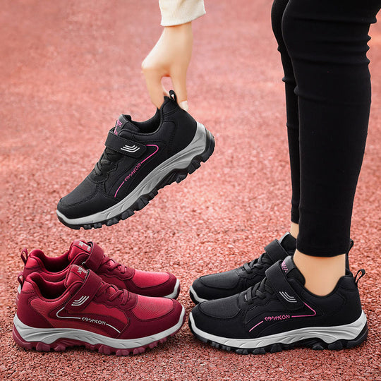 Damen nan robuster Trailwalking-Sneaker mit Klettverschluss, gepolstertem Fersenhalt und stoßdämpfender Profilsohle Shop Nory