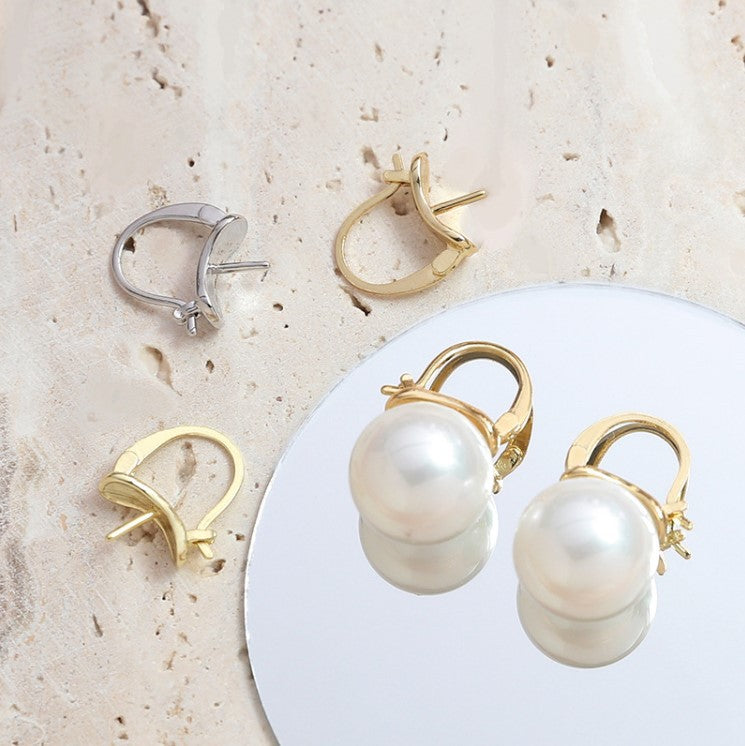 Damen Ohrhänger mit stilvoller Perle und modernem Design Shop Nory