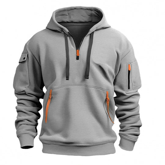 Herren Freizeit Kapuzenpullover mit praktischen Taschen Shop Nory