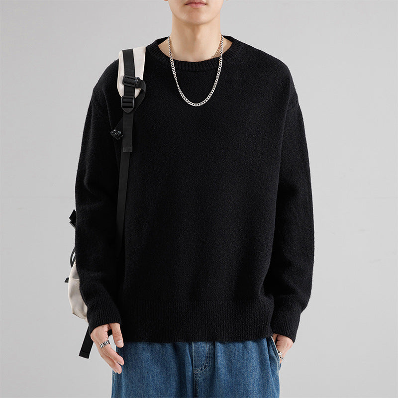 Herren Oversize Rundhalspullover aus weichem Feinstrick Shop Nory