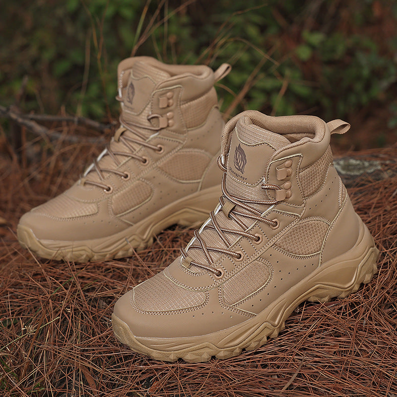 Herren Robuster Trekking- und Einsatzstiefel mit Knöchelstütze und profilierter Gummisohle Shop Nory