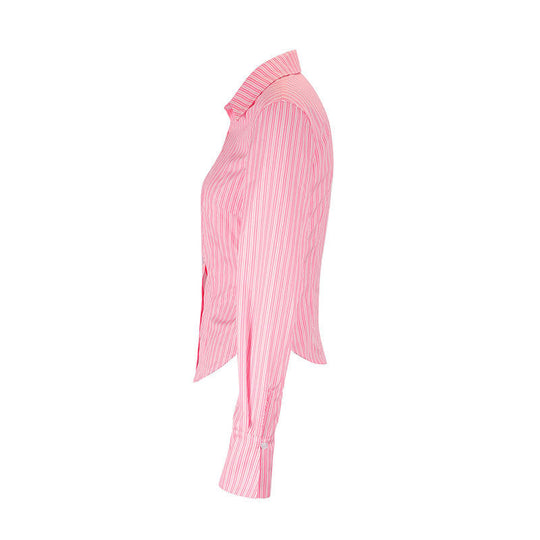 Damen Hemdbluse mit taillierter Passform und feinen Streifen