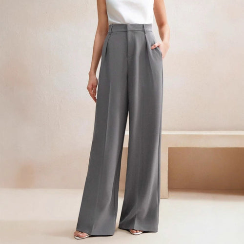 Damen weite Stoffhose