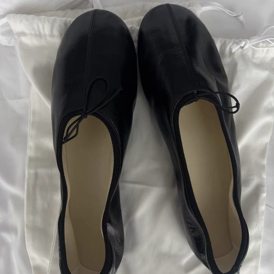 Damen Ballerinas mit Elegantem Knoten-Detail und Flexibler Sohle