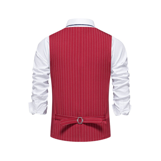 Herren elegante Weste mit feinen Knopfdetails