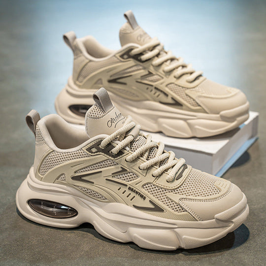 Damen Sneakers mit atmungsaktivem Mesh-Obermaterial und stoßdämpfender Sohle
