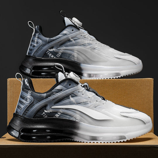 Unisex Transparente TPU-Sneaker mit sichtbarer Luftkammer und gradientem Mesh-Obermaterial Shopy Nory