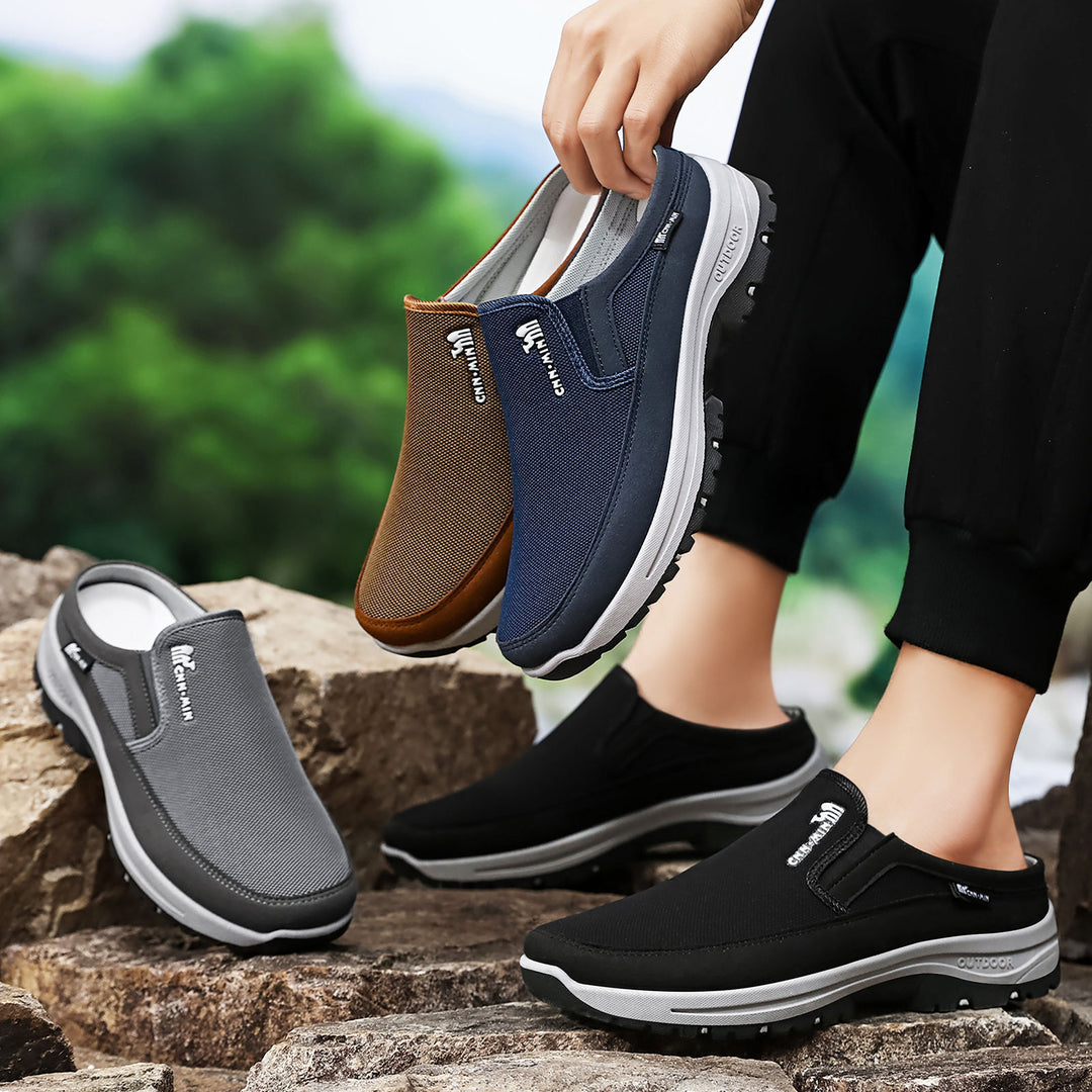 Herren nan atmungsaktiver Outdoor Clog-Slipper mit Memory-Fußbett Shop Nory