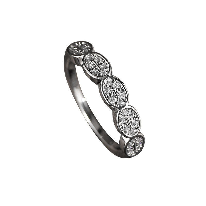 Damenring mit glitzerndem Zirkonia-Besatz Shop Nory