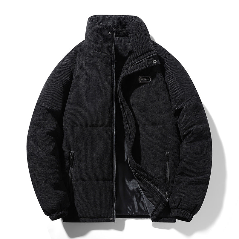 Herren Warme Steppjacke mit hohem Kragen Shop Nory