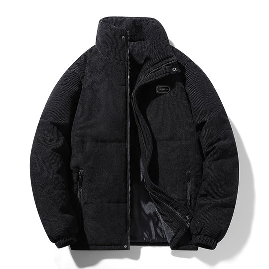 Herren Warme Steppjacke mit hohem Kragen Shop Nory