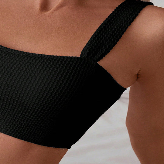 Damen Hochtailliertes Bikini-Set mit sportlichem Design