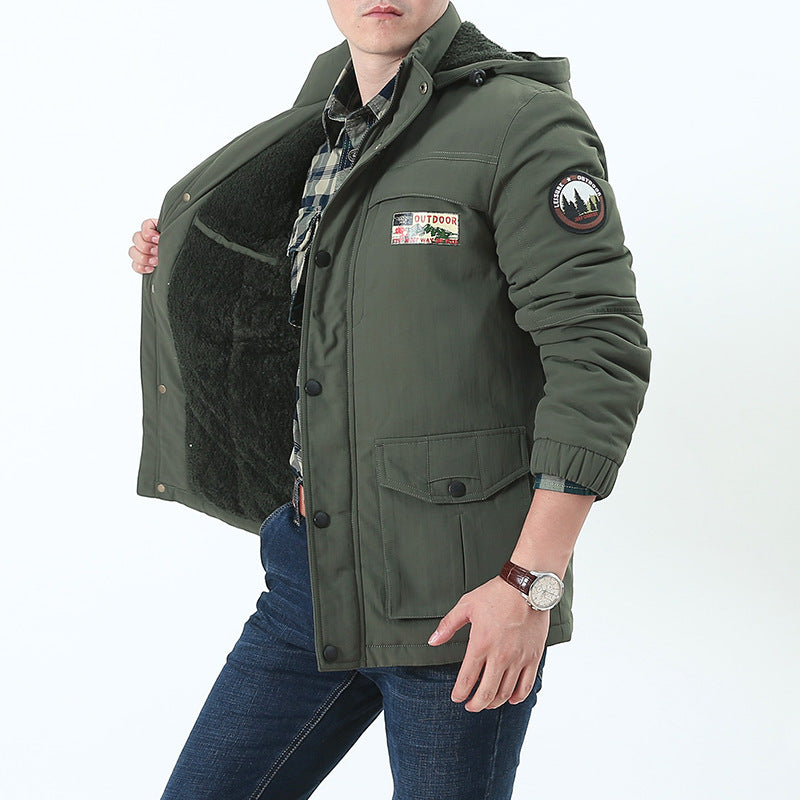Herren Multifunktionaler Winterparka mit Teddyfleece-Kapuze und Mehrfach-Taschensystem Shop Nory