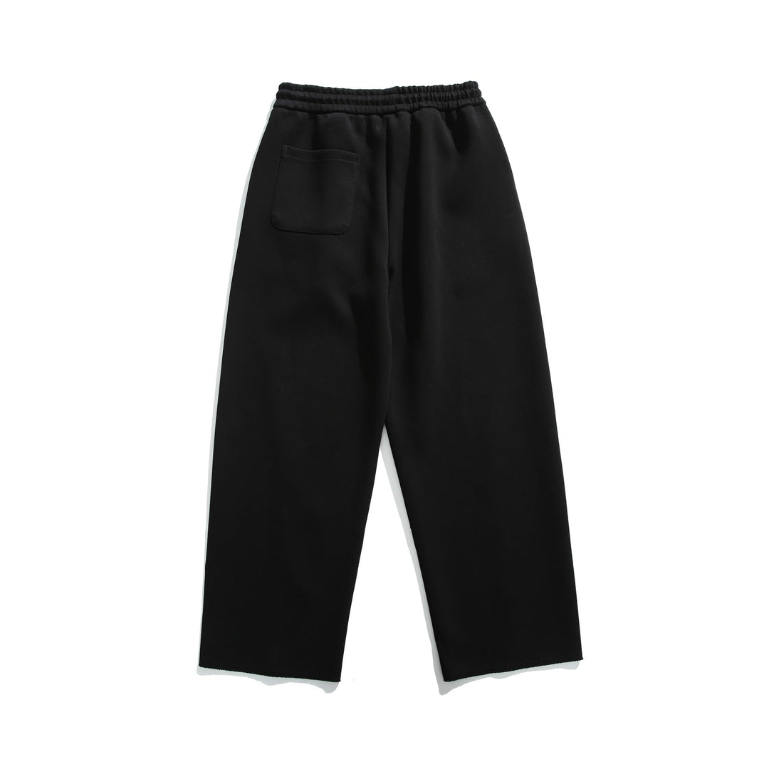 Damen Cropped-Sweatpant mit rohem Saum, elastischem Bund und seitlichen Eingrifftaschen Shop Nory