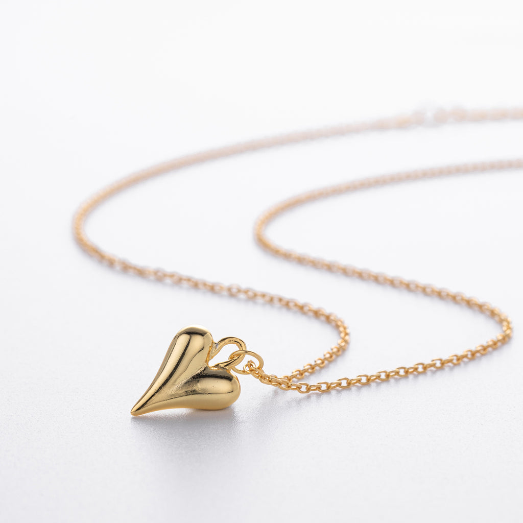 Damen Halskette mit herzförmigem Anhänger aus hochwertigem 925 Sterlingsilber Shop Nory