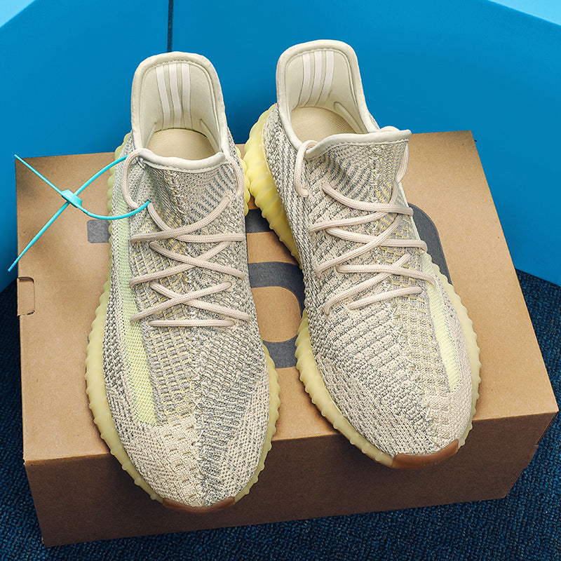 Damen Hochleistungs-Laufschuhe mit atmungsaktiver Strickoberfläche und rutschfester Sohle Shopnory