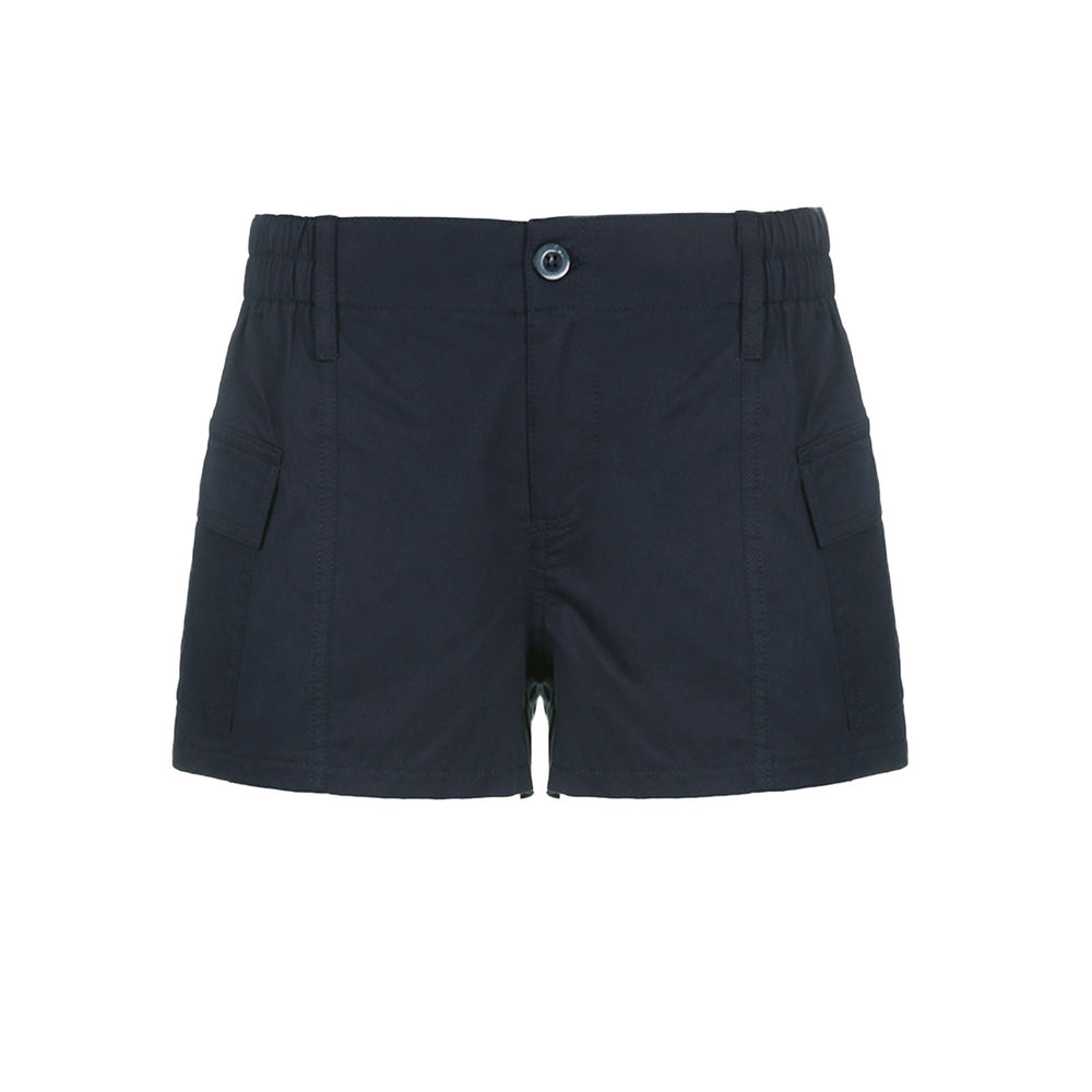 Damen Cargo-Shorts mit praktischen Taschen und elastischem Bund