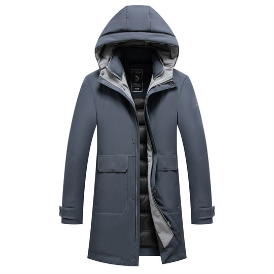 Herren wasserabweisender Parka mit abnehmbarer Stepp-Innenjacke Shop Nory