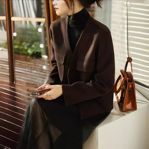 Damen Moderne Oversized-Jacke Shop Nory