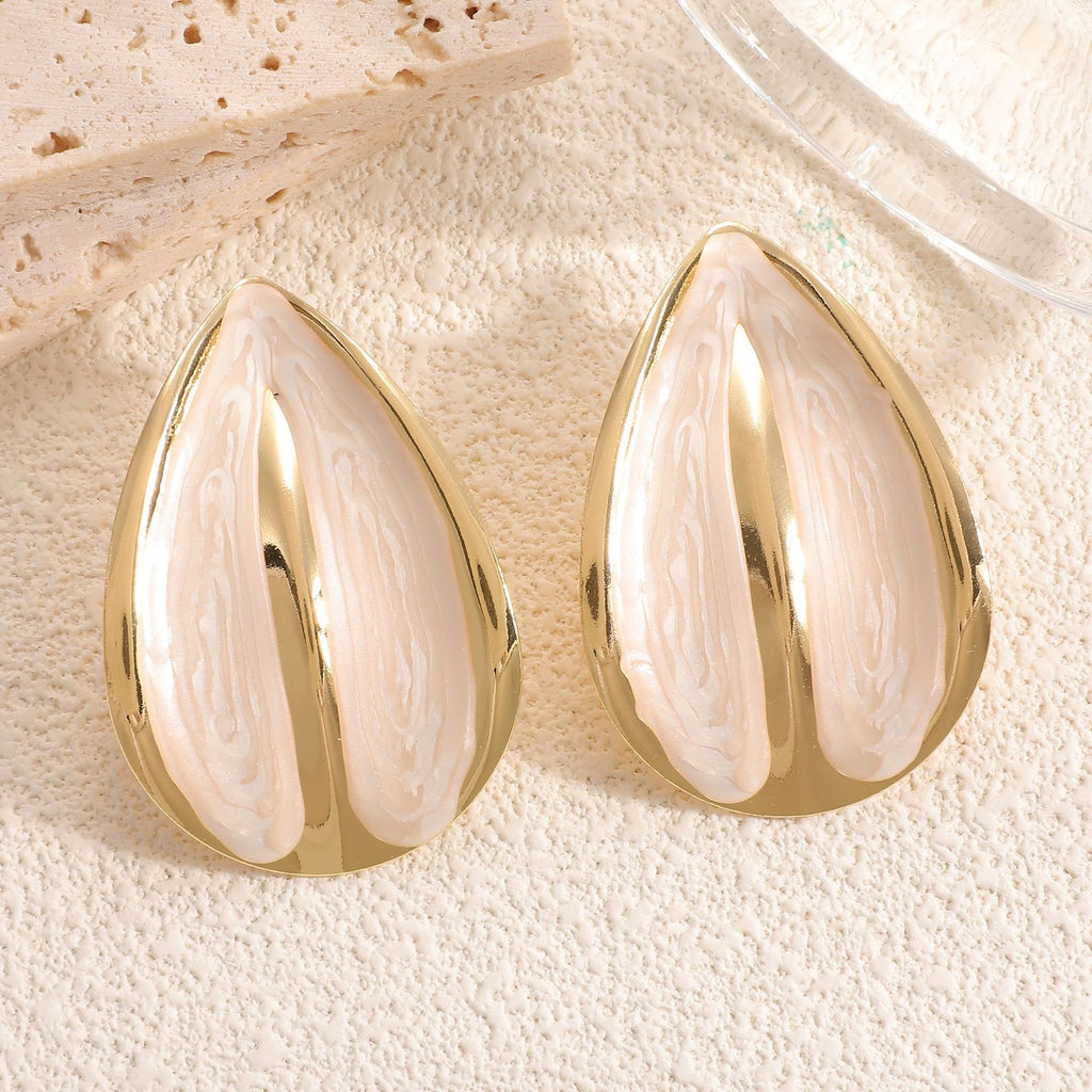 Damen Ohrhänger mit elegantem Muscheldesign Shop Nory