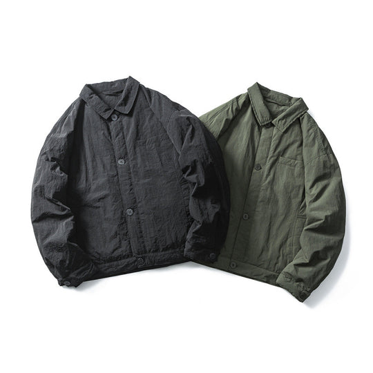 Herren Leichte Oversize-Fieldjacke im Workwear-Stil mit Hemdkragen und Knopfverschluss Shop Nory