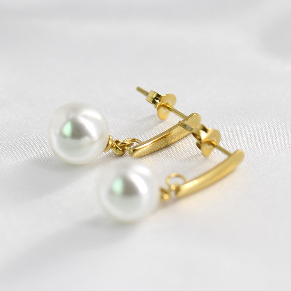 Damen Ohrhänger mit eleganten Perlen und stilvollem Design Shop Nory