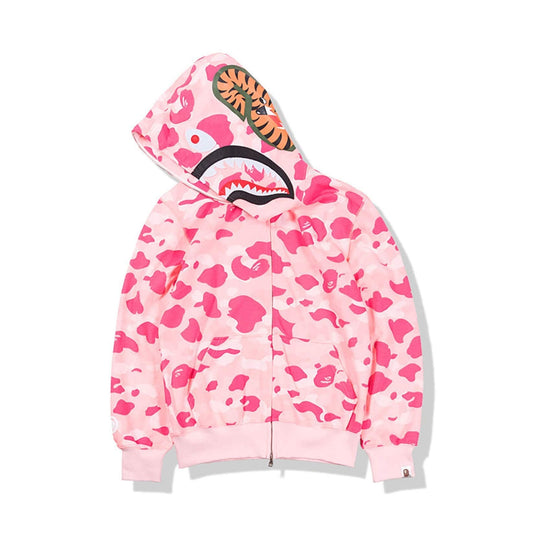 Damen Kapuzenjacke mit modernem Camouflage-Design und hochwertiger Baumwollmischung