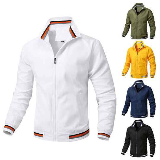Herren Elegante Sportjacke mit hohem Kragen Shop Nory